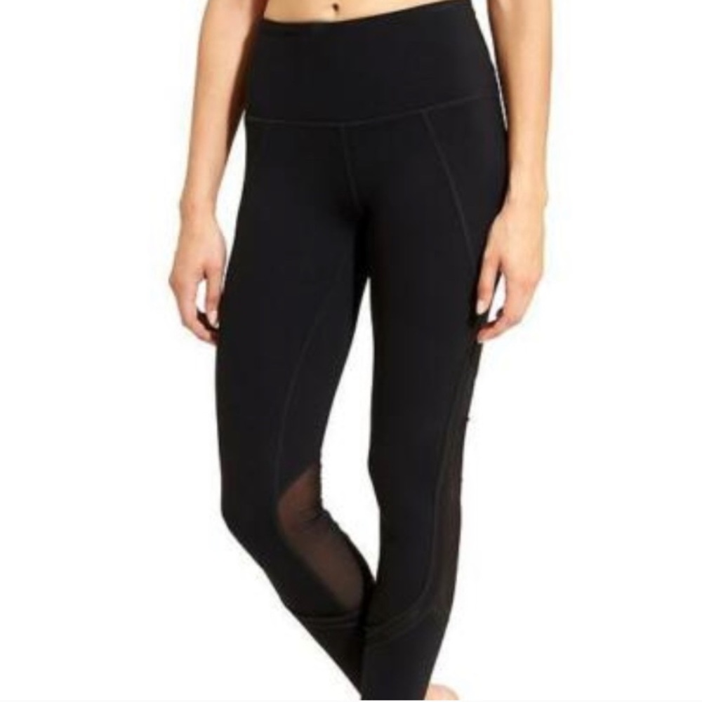 Athleta High Rise Plie Tights. Size MEDIUM